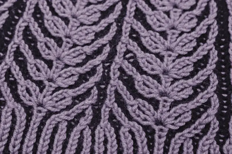 2-Farbiges Brioche (Patentmuster) stricken